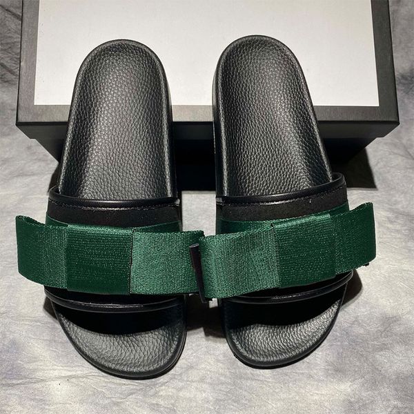 women slipper fashion designers flat slides flip flops summer outdoor dark green loafers bath shoes beachwear slippers with original box, Black
women slipper fashion designers flat slides flip flops summer outdoor dark green loafers bath shoes beachwear slippers with original box, Black