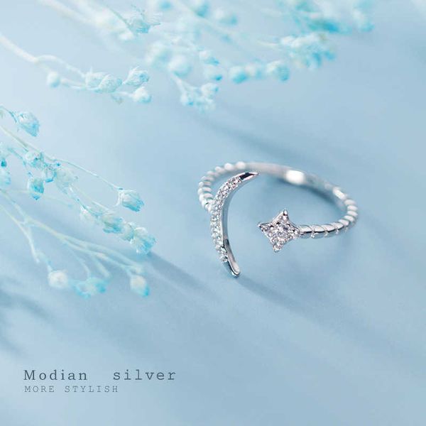 twinkle star moon open adjustable finger ring for women fashion 925 sterling silver simple party fine jewelry bijoux 210707
twinkle star moon open adjustable finger ring for women fashion 925 sterling silver simple party fine jewelry bijoux 210707