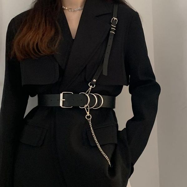 belts punk women gothic design buckle cool pu leather ladies waist strap all-match jeans trousers casual dress female waistband, Black;brown
belts punk women gothic design buckle cool pu leather ladies waist strap all-match jeans trousers casual dress female waistband, Black;brown