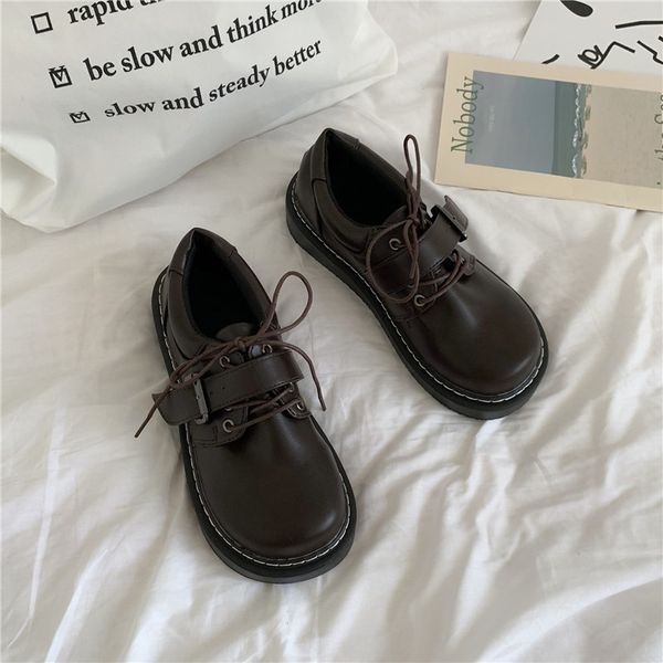 sweet girl beautiful japanese shoes round head students academic flat jk uniform lace up buckle female cosplay kawaii shoe weey, Black
sweet girl beautiful japanese shoes round head students academic flat jk uniform lace up buckle female cosplay kawaii shoe weey, Black
