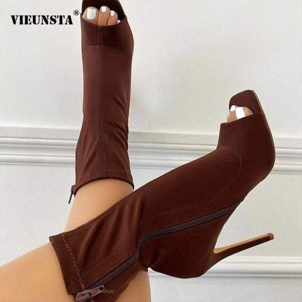 dress shoes ladies elastic mesh slip-on open toe elegant peep thin heels high heel sandals for women summer party wedding shoe, Black
dress shoes ladies elastic mesh slip-on open toe elegant peep thin heels high heel sandals for women summer party wedding shoe, Black