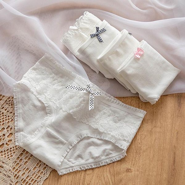 women's panties women lace white cotton knickers fashion female bow briefs breathable cute girl underwear lingeries, Black;pink
women's panties women lace white cotton knickers fashion female bow briefs breathable cute girl underwear lingeries, Black;pink