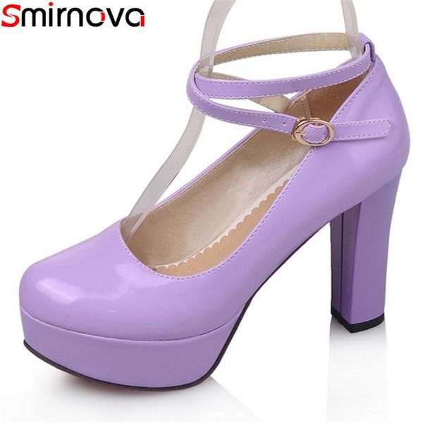 dress shoes smirnova 2021 fashion ankle strap women pumps thick high heels round toe platform solid color wedding bride, Black
dress shoes smirnova 2021 fashion ankle strap women pumps thick high heels round toe platform solid color wedding bride, Black