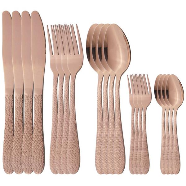 flatware sets 20pcs rose dinnerware set stainless steel cutlery knives dessert forks spoons tableware home kitchen silverware
flatware sets 20pcs rose dinnerware set stainless steel cutlery knives dessert forks spoons tableware home kitchen silverware