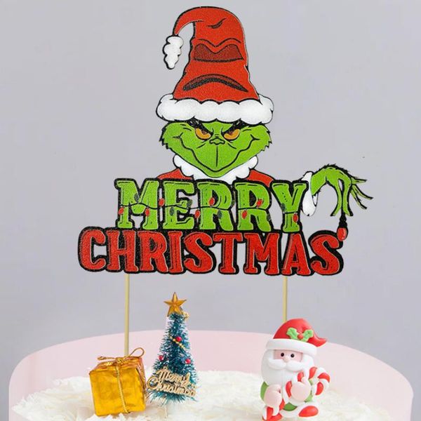 other festive & party supplies 20pcs santa claus the grinchs stole christmas birthday cake insert card baking plugin decor merry
other festive & party supplies 20pcs santa claus the grinchs stole christmas birthday cake insert card baking plugin decor merry