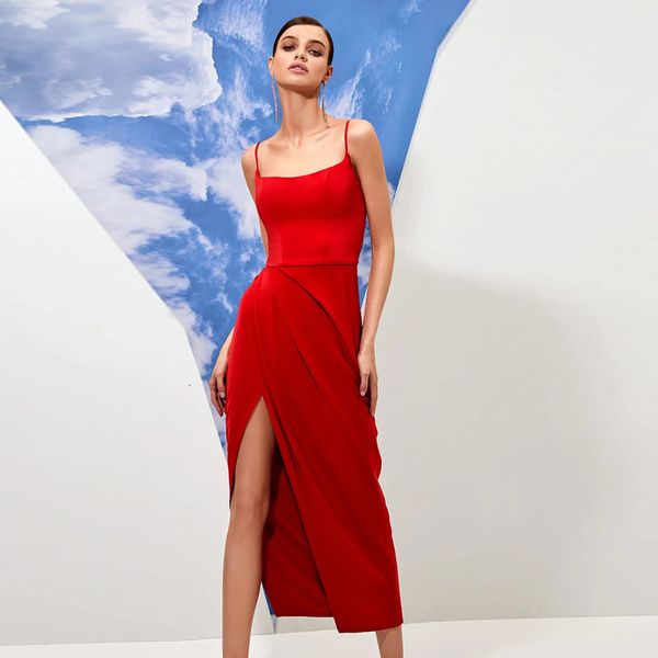 runway high-quality summer new women's fashion vintage elegant chic midi red sling party dress ryst, Black;gray
runway high-quality summer new women's fashion vintage elegant chic midi red sling party dress ryst, Black;gray
