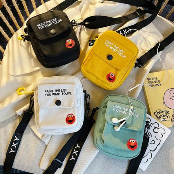 cell phone pouches mini canvas bag women's all-match shoulder universal portable messenger coin purse cartoon student storage
cell phone pouches mini canvas bag women's all-match shoulder universal portable messenger coin purse cartoon student storage