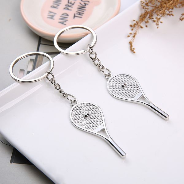 keychains creative exquisite tennis racket couple keychain small gift, Silver
keychains creative exquisite tennis racket couple keychain small gift, Silver