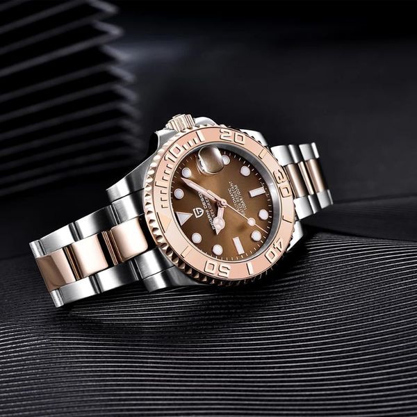 wristwatches pagani design 2021 mechanical ceramic bezel business watches sapphire luminous waterproof 100m men watch full steel, Slivery;brown
wristwatches pagani design 2021 mechanical ceramic bezel business watches sapphire luminous waterproof 100m men watch full steel, Slivery;brown