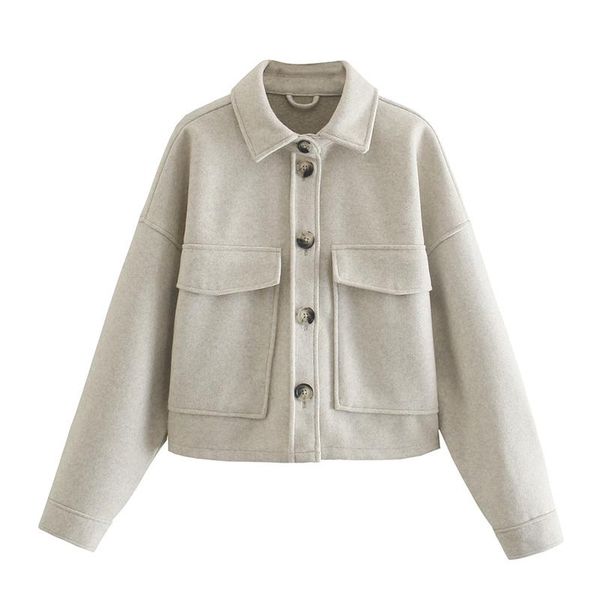 women's jackets women 2022 fashion solid color with pockets coat vintage long sleeve button-up female outerwear streetwear, Black;brown
women's jackets women 2022 fashion solid color with pockets coat vintage long sleeve button-up female outerwear streetwear, Black;brown