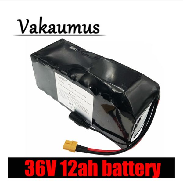 vakaumus new/36v 12ah electric vehicle lithium battery 18650 10s 4p with 15a bms xt60 plug 42v for 250w 350w 500w motor scooter
vakaumus new/36v 12ah electric vehicle lithium battery 18650 10s 4p with 15a bms xt60 plug 42v for 250w 350w 500w motor scooter