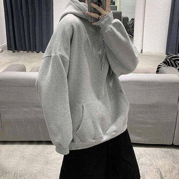 men's hoodies & sweatshirts hooded sweater men simplicity section wild handsome loose large size casual top, Black
men's hoodies & sweatshirts hooded sweater men simplicity section wild handsome loose large size casual top, Black