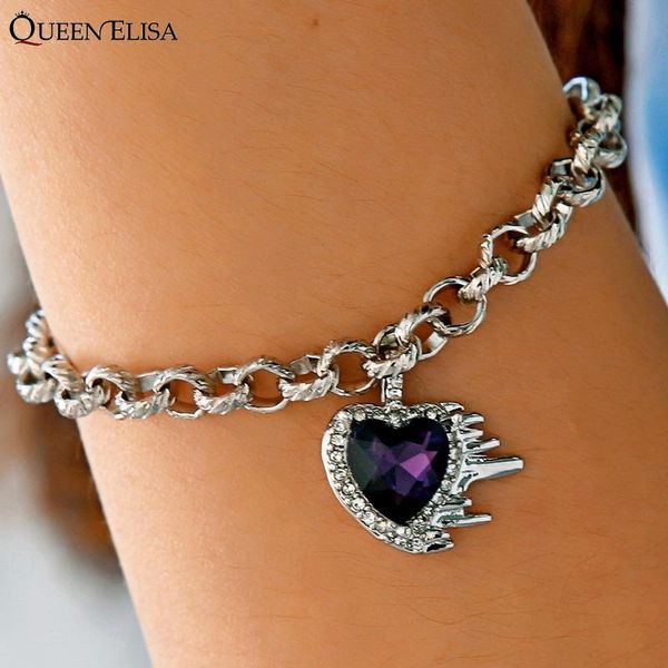 charm bracelets purple crystal meteor bracelet for women vintage heart tassel metal 2021 trendy jewelry couple wholesale, Golden;silver
charm bracelets purple crystal meteor bracelet for women vintage heart tassel metal 2021 trendy jewelry couple wholesale, Golden;silver