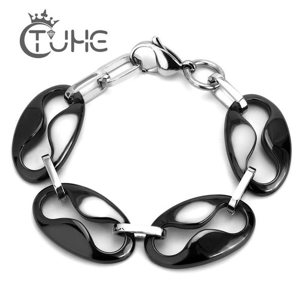 charm bracelets 2021 infinity black white color women love eternal jewelry ceramic bracelet friendship femme fashion, Golden;silver
charm bracelets 2021 infinity black white color women love eternal jewelry ceramic bracelet friendship femme fashion, Golden;silver
