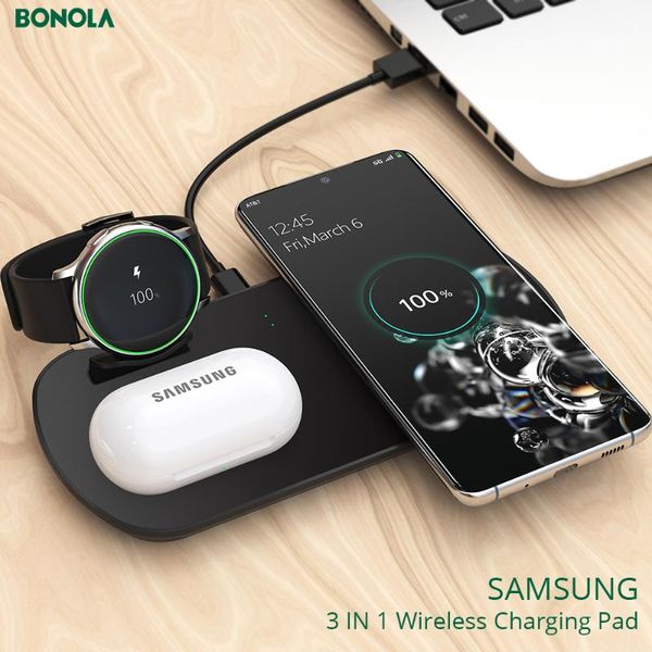 bonola 3 in 1 wireless charging pad for samsung s20/note10/galaxy watch/galaxy buds qi fast wireless charger for samsung s10
bonola 3 in 1 wireless charging pad for samsung s20/note10/galaxy watch/galaxy buds qi fast wireless charger for samsung s10