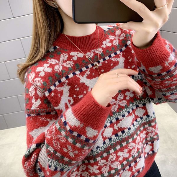 semi turtleneck women's loose fit korean autumn winter 2021 new foreign style pullover red knitted bottom top, White;black
semi turtleneck women's loose fit korean autumn winter 2021 new foreign style pullover red knitted bottom top, White;black