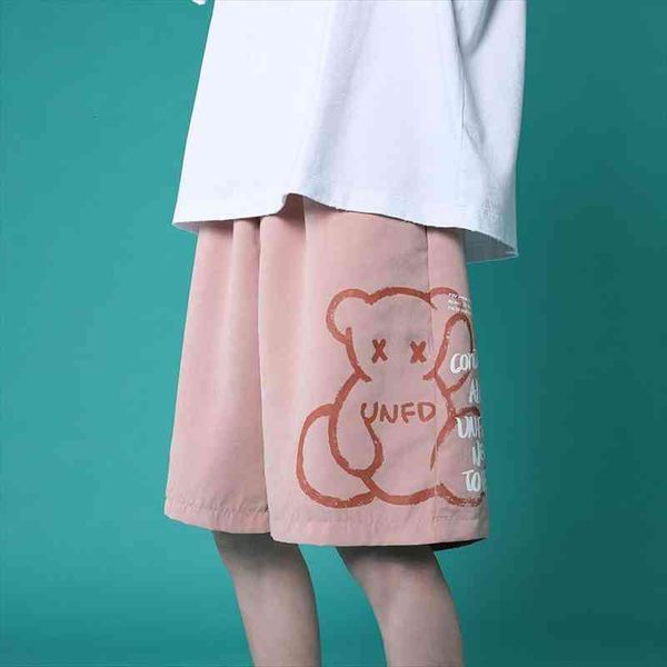 bear print cotton joggers summer womens shorts high waist wide leg sweatpants harajuku sport running loose, White;black
bear print cotton joggers summer womens shorts high waist wide leg sweatpants harajuku sport running loose, White;black