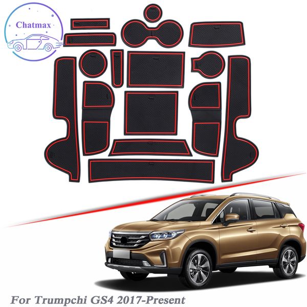 16pcs car styling for trumpchi gs4 2017-present latex gate slot pad interior door groove mat non-slip dust interior with car brand logo
16pcs car styling for trumpchi gs4 2017-present latex gate slot pad interior door groove mat non-slip dust interior with car brand logo