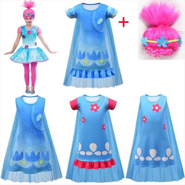 fancy retail trolls 2 wig girl dresses set children costumes for baby girls carnival kids costume poppy party vestido, Red;yellow
fancy retail trolls 2 wig girl dresses set children costumes for baby girls carnival kids costume poppy party vestido, Red;yellow