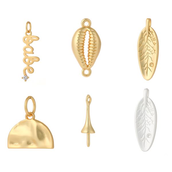 leaf pendant charms for jewelry making bulk shell designer jewelry charms for diy earrings necklace bracelet copper, Bronze;silver
leaf pendant charms for jewelry making bulk shell designer jewelry charms for diy earrings necklace bracelet copper, Bronze;silver