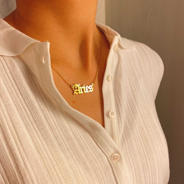 creative jewelry personality women's 12 constellations fashion simple clavicle stainless steel necklace, Silver
creative jewelry personality women's 12 constellations fashion simple clavicle stainless steel necklace, Silver