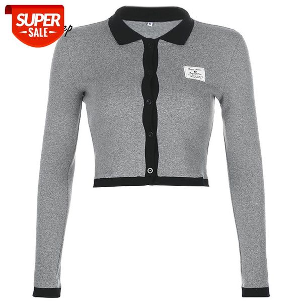 Weekeep Color Contrast Fashion Cropped Top Women Rib Knitted Streetwear Button Cardigan Tee Shirt Casual Autumn Clothes Harajuku #WS54, White
Weekeep Color Contrast Fashion Cropped Top Women Rib Knitted Streetwear Button Cardigan Tee Shirt Casual Autumn Clothes Harajuku #WS54, White