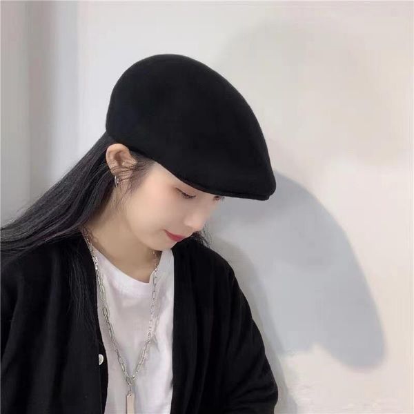 berets 202108-jx autumn winter knitted wool solid leisure lady forward hat men women visors cap, Blue;gray
berets 202108-jx autumn winter knitted wool solid leisure lady forward hat men women visors cap, Blue;gray