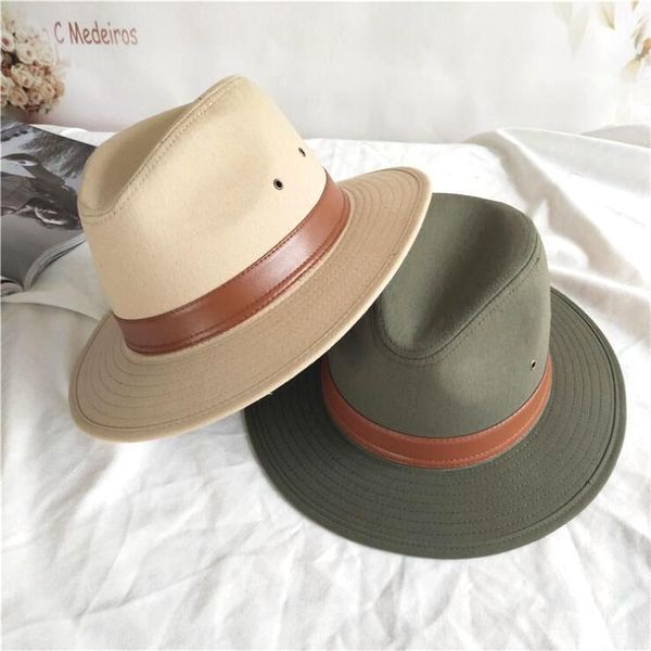 wide brim hats spring twill fedora hat cool nice beautiful pu ribbon for 2021, Blue;gray
wide brim hats spring twill fedora hat cool nice beautiful pu ribbon for 2021, Blue;gray