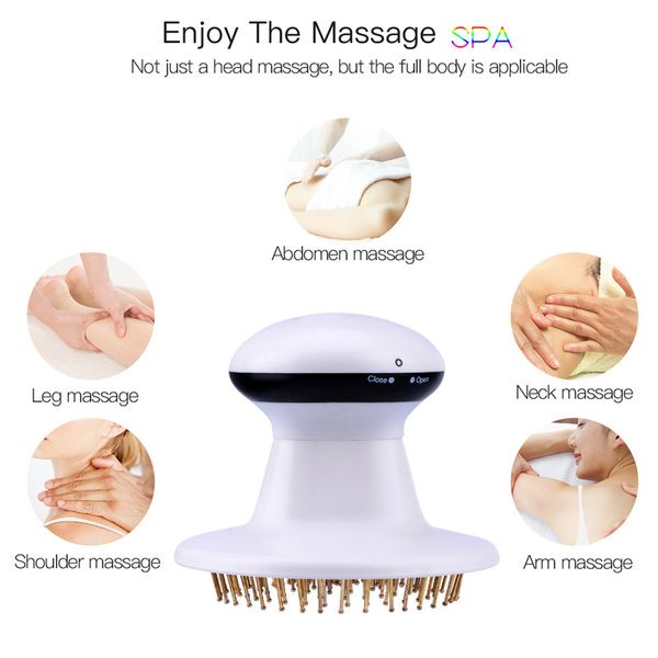 double far infrared heating light electric head massager gold needle scalp vibration massage relieve stress insomnia claw device
double far infrared heating light electric head massager gold needle scalp vibration massage relieve stress insomnia claw device