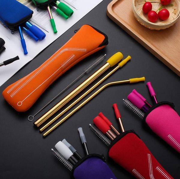 drinking straws portable straw set 8pcs/sets straight bent with silicone tip cover cleaning brush sn2688
drinking straws portable straw set 8pcs/sets straight bent with silicone tip cover cleaning brush sn2688
