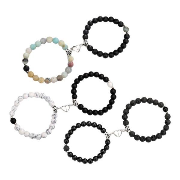 charm bracelets 1 pair heart-shaped magnet attracting bracelet for women men jewelry durable, attract each other, Golden;silver
charm bracelets 1 pair heart-shaped magnet attracting bracelet for women men jewelry durable, attract each other, Golden;silver