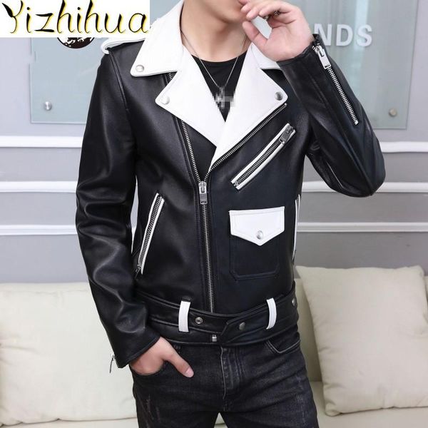 men's leather & faux jacket mens vintage sheepskin 100% genuine jackets zipper belted streetwear leisure cool warm motor biker coat cla, Black
men's leather & faux jacket mens vintage sheepskin 100% genuine jackets zipper belted streetwear leisure cool warm motor biker coat cla, Black