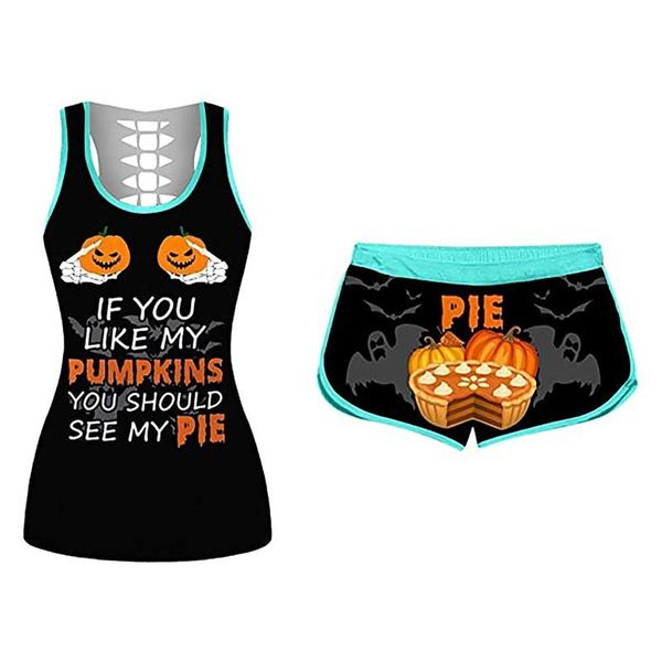 women's tracksuits summer y2k halloween clothes pumpkin womem sets 2 piece set women print sleeveless fashion tank and shorts for, Gray
women's tracksuits summer y2k halloween clothes pumpkin womem sets 2 piece set women print sleeveless fashion tank and shorts for, Gray