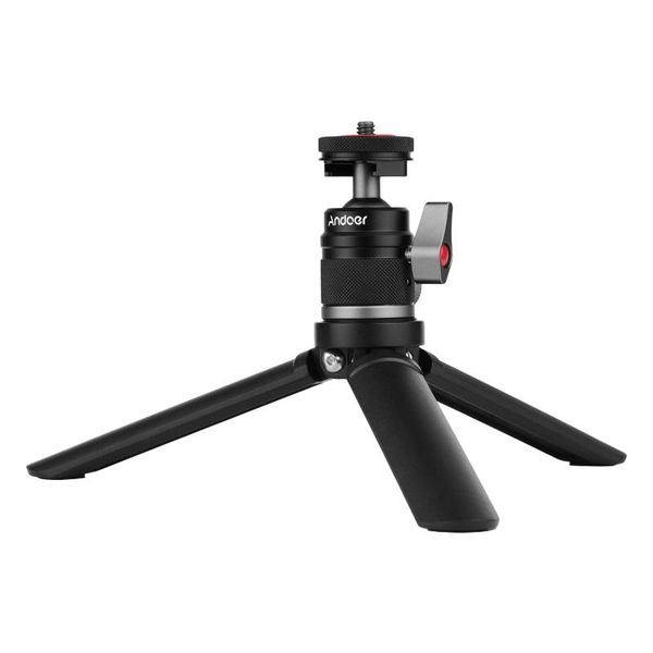 andoer mini cold shoe ball head tripod dual use aluminum alloy compatible with dslr action camera flash light phone holder
andoer mini cold shoe ball head tripod dual use aluminum alloy compatible with dslr action camera flash light phone holder