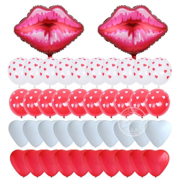 party decoration 42pcs red heart shape balloons large lips balloon valentines day wedding gifts decor printed latex globos helium
party decoration 42pcs red heart shape balloons large lips balloon valentines day wedding gifts decor printed latex globos helium