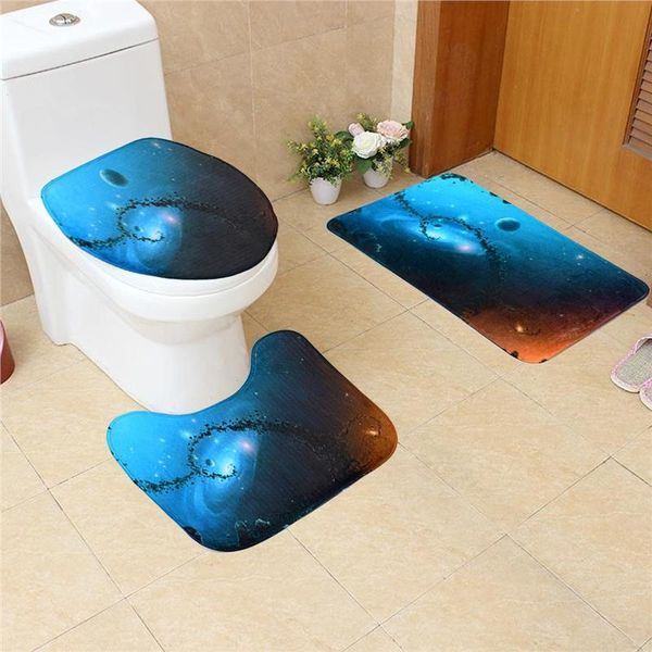 bath mats 3 pcs bathroom set starry sky painting anti slip room carpets home toilet lid cover floor durable washable
bath mats 3 pcs bathroom set starry sky painting anti slip room carpets home toilet lid cover floor durable washable