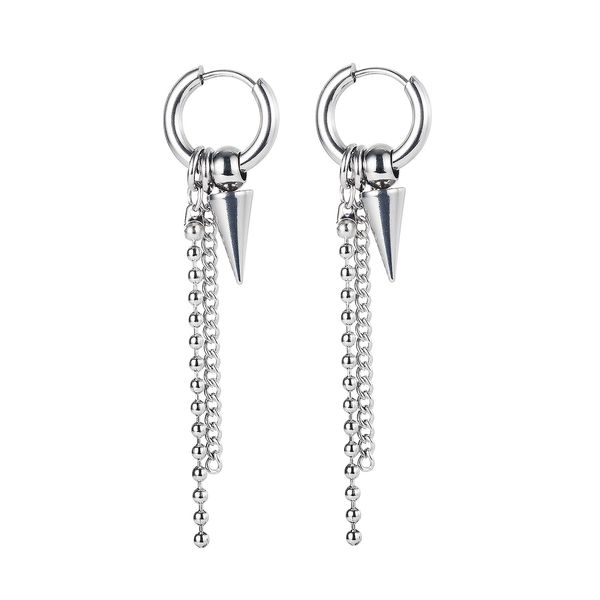 sliver charm earrings for men or women fashion all-match titanium stainless steel personality tassel chain jewelry lovers gifts ge658, Golden
sliver charm earrings for men or women fashion all-match titanium stainless steel personality tassel chain jewelry lovers gifts ge658, Golden