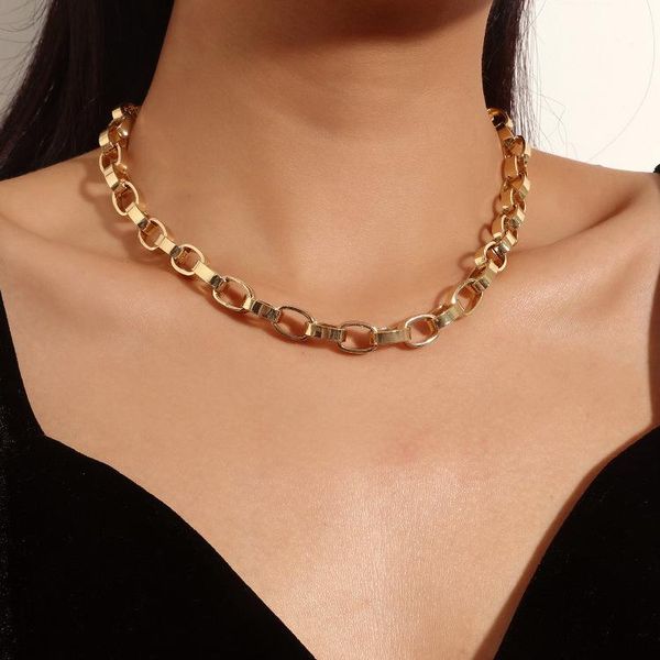 chokers ornapeadia ins choker necklace for women gold-plated thick chain sweater adjustable female jewelry, Golden;silver
chokers ornapeadia ins choker necklace for women gold-plated thick chain sweater adjustable female jewelry, Golden;silver