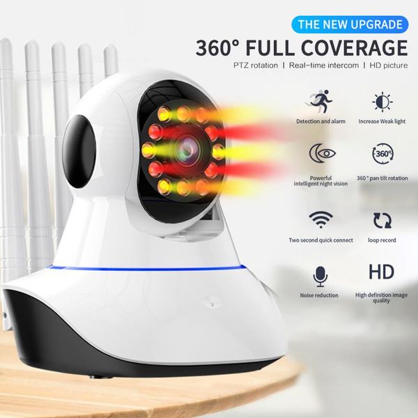 hd 720p wireless ip security camera indoor home smart wifi baby monitor camera ir night motion detection alarm home
hd 720p wireless ip security camera indoor home smart wifi baby monitor camera ir night motion detection alarm home