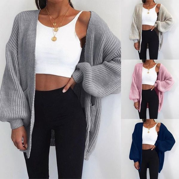 loose knitted cardigan sweater for women 2021 new loose open stitch sleeve autumn winter coat solid casual jumper plus size coat, White
loose knitted cardigan sweater for women 2021 new loose open stitch sleeve autumn winter coat solid casual jumper plus size coat, White