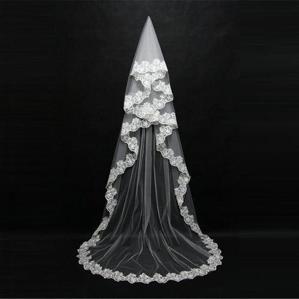bridal veils in stock 2021 lace long wedding veil white ivory accessories voile mariage, Black
bridal veils in stock 2021 lace long wedding veil white ivory accessories voile mariage, Black