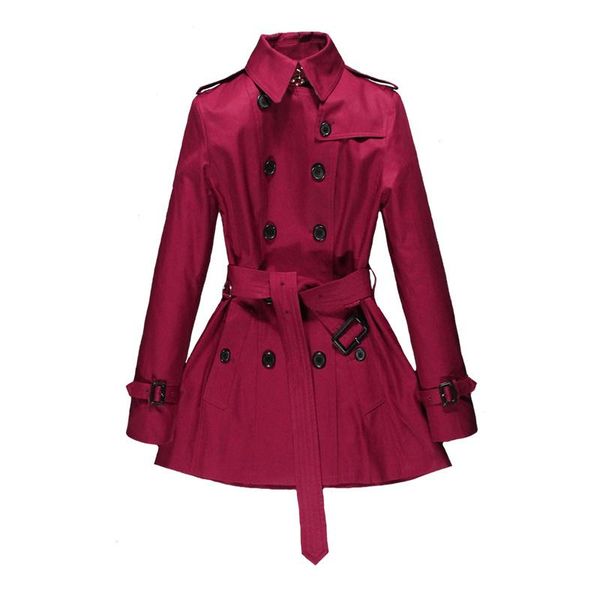 women's wool & blends british style short trench autumn self-cultivation temperament coatpop paragraph dust coat, Black
women's wool & blends british style short trench autumn self-cultivation temperament coatpop paragraph dust coat, Black