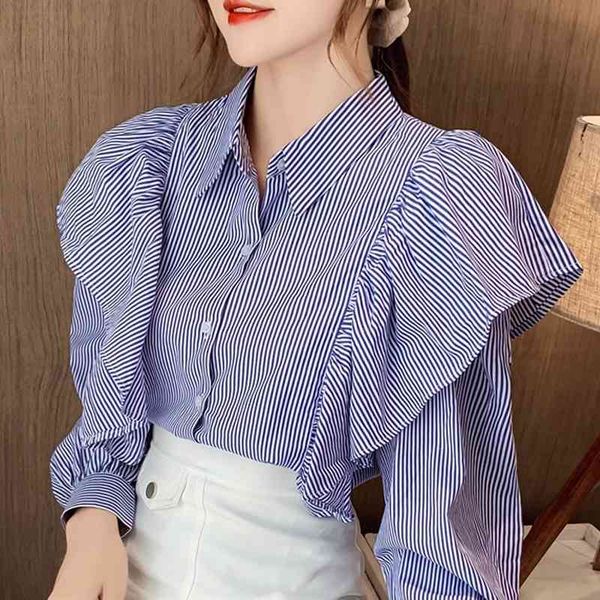 autumn ruffles chiffon blouse shirt blouse women blusas mujer de moda long sleeve striped blouse women blouses blusa d597 210602, White
autumn ruffles chiffon blouse shirt blouse women blusas mujer de moda long sleeve striped blouse women blouses blusa d597 210602, White