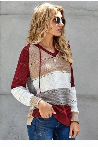 fashion new womens sweaters pullover long sleeves loose stripe ladies wool knitting party casual hoodie size s-2xl, White;black
fashion new womens sweaters pullover long sleeves loose stripe ladies wool knitting party casual hoodie size s-2xl, White;black