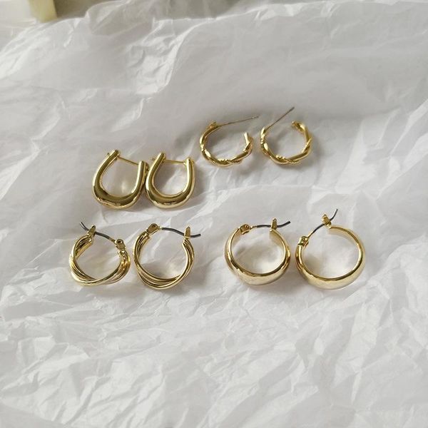 hoop & huggie davini geometric vintage copper earrings gold silver color circle for women fashion punk jewelry brincos mg161, Golden;silver
hoop & huggie davini geometric vintage copper earrings gold silver color circle for women fashion punk jewelry brincos mg161, Golden;silver
