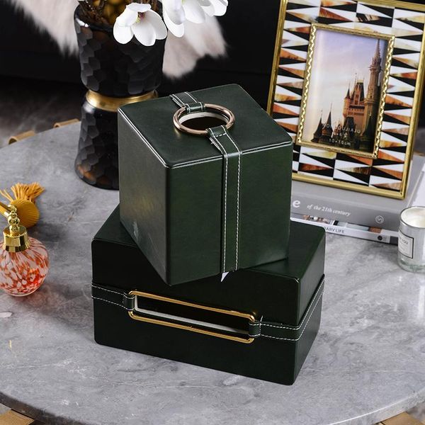 tissue boxes & napkins american leather box nordic paper metal holder modern soft covered coffee table decor ornament accesssories
tissue boxes & napkins american leather box nordic paper metal holder modern soft covered coffee table decor ornament accesssories