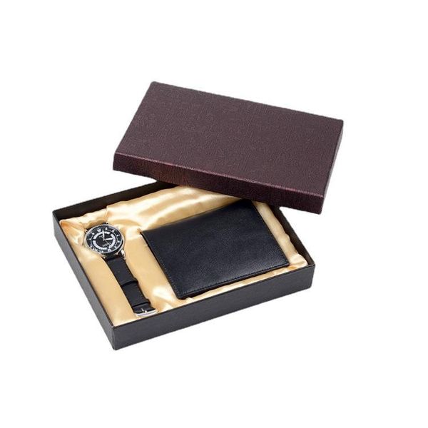 wristwatches men's watch wallet case business gift box set leather exquisite for father and boyfriend, Slivery;brown
wristwatches men's watch wallet case business gift box set leather exquisite for father and boyfriend, Slivery;brown
