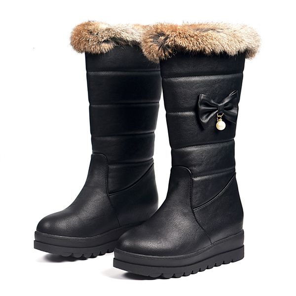 warm winter at knee height bow real cleavage rabbit skin down 2021 thick-soled internal platform raised women's boots 5ja8, Black
warm winter at knee height bow real cleavage rabbit skin down 2021 thick-soled internal platform raised women's boots 5ja8, Black