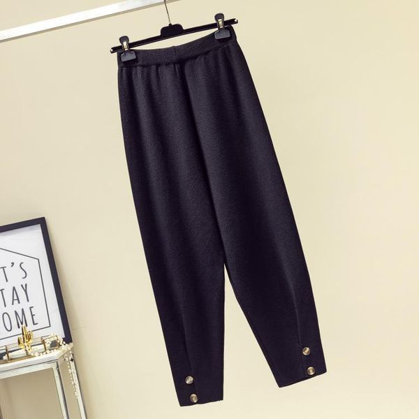 women's pants & capris autumn and winter version of loose thick hair core spun knitted woolen trousers beam leg radish casual, Black;white
women's pants & capris autumn and winter version of loose thick hair core spun knitted woolen trousers beam leg radish casual, Black;white