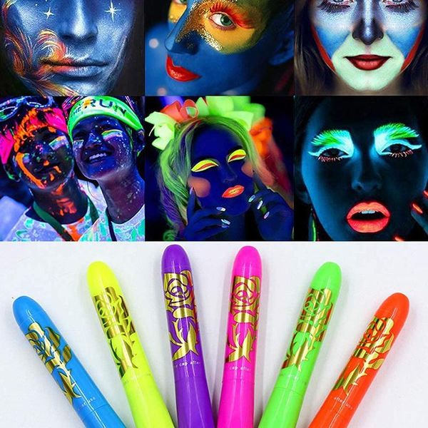 party decoration glow in the dark paint luminous face pen glowing paints for body painting kids halloween makeup washable
party decoration glow in the dark paint luminous face pen glowing paints for body painting kids halloween makeup washable